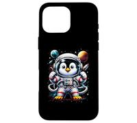 Pingüino Astronauta Amante Espacio Arte Espacio Galaxia Astrología Carcasa para iPhone 16 Pro MAX