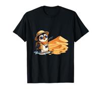 Pingüino Aventurero En Desierto Oasis Explorer Safari Camiseta