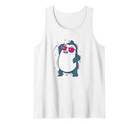 Pingüino Bailando Pájaro Antártico Camiseta sin Mangas