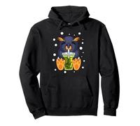 Pingüino Bebiendo té de Burbujas Kawaii Lindo Divertido Sudadera con Capucha
