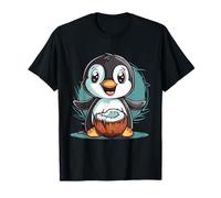 Pingüino Coco Pájaro Lindo Arte Animal Amante Pingüino Camiseta