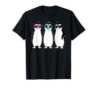 Pingüino con Gafas de Sol Funny Silly Foolish Cool 3 Penguin Camiseta