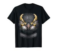 Pingüino De Ojos Amarillos Cara Pájaro Mar Vida Silvestre Camiseta gráfica económica