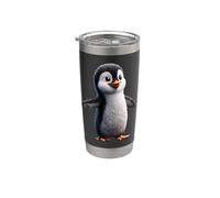 Pingüino Emperador Pingüino Enano Amor Lindo Pingüinos Vaso térmico de acero inoxidable de doble pared