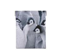 pingüino en la Nieve, Squeeze Top Wallet Bolsa de Almacenamiento para Mujer Monedero pequeño Bolsa de Cambio