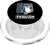 Pingüino es mi espíritu Animal Kawaii Dibujos Animados Divertidos pingüinos PopSockets PopGrip para MagSafe