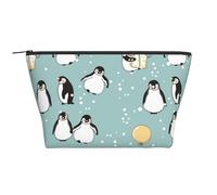 Pingüino Globo Copo De Nieve, Bolsa de artículos de tocador Bolsa de Maquillaje Bolsa de cosméticos Bolsa de artículos de tocador de Viaje portátil