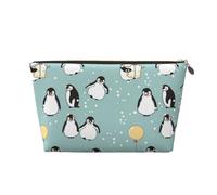 Pingüino Globo Copo De Nieve, Bolsa de Maquillaje Bolsa de cosméticos Bolsa de artículos de tocador de Viaje portátil Bolsa de artículos de tocador