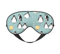 Pingüino Globo Copo De Nieve, Cubreojos completos Antifaz bloqueador de luz Antifaz para dormir Antifaz suave con los ojos vendados Noche