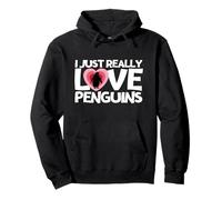 Pingüino I Just Really Love Penguins Sudadera con Capucha