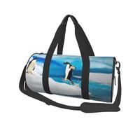 Pingüino Impreso, Bolsa de Viaje de Gran Capacidad, Bolso Redondo, Bolsa de Viaje Deportiva, Bolsa de Mano, Bolsa de Fitness