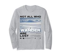 Pingüino Meme But Why Montaña Not All Who Wander Are Lost Manga Larga