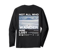Pingüino Meme But Why Montaña Not All Who Wander Are Lost Manga Larga