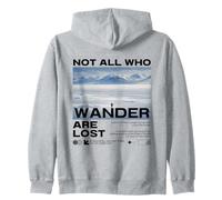 Pingüino Meme But Why Montaña Not All Who Wander Are Lost Sudadera con Capucha