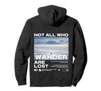 Pingüino Meme But Why Montaña Not All Who Wander Are Lost Sudadera con Capucha