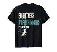 Pingüino Nihilista Existencial Pingüino Divertido Regalo Camiseta