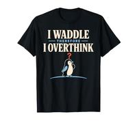 Pingüino Nihilista Existencial Pingüino Divertido Regalo Camiseta