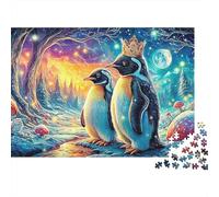 Pingüino Patinando Puzzle De 1000 Piezas Serie Art Collection Entretenimiento Creativo Adultos Y Niños A Partir De 12 Año 70x50cm/1000pcs