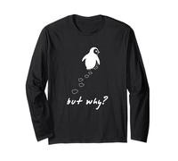 Pingüino Pero, por qué dirigirse hacia Las montañas Motivacional Manga Larga