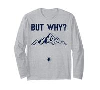 Pingüino Pero, por qué dirigirse hacia Las montañas Motivacional Manga Larga