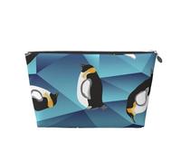 Pingüino polígono Abstracto, Bolsa de artículos de tocador Bolsa de Maquillaje Bolsa de cosméticos Bolsa de artículos de tocador de Viaje portátil