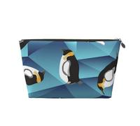 Pingüino polígono Abstracto, Bolsa de Maquillaje Bolsa de cosméticos Bolsa de artículos de tocador de Viaje portátil Bolsa de artículos de tocador