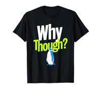 Pingüino Preguntón Humor Filosófico Curiosidad Animales Camiseta