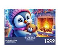 pingüino Puzzle De 1000 Piezas Puzzle Arte Entretenimiento Creativo Adultos Y Niños A Partir De 12 Año 38x26cm/1000pcs