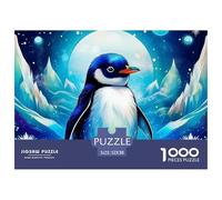 pingüino, Rompecabezas De 1000 Piezas, Juego Estimulante con Competencia Amistosa, Desafío Mental Y Diversión, Pasatiempo Grupos, Reuniones Y Momentos De Convivencia, Apto para Mayores De