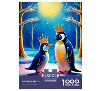 pingüino, Rompecabezas De 1000 Piezas, Regalo Pensado Que Combina Diversión, Relajación Y Creatividad, Ideal para Cumpleaños, Festividades O Momentos Especiales, Apto para Mayores De 12 Años, 38x26cm