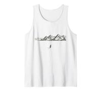 Pingüino Solitario marchando hacia la montaña desorientado, Pero por qué Camiseta sin Mangas