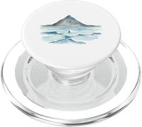 Pingüino Solitario marchando hacia la montaña desorientado, Pero por qué PopSockets PopGrip para MagSafe