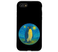 Pingüino - Van Gogh Starry Night Style Carcasa para iPhone SE (2020) / 7 / 8