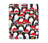 Pingüinos de Navidad impresión gran alfombrilla de ratón, alfombrilla de ratón lavable paño para ordenador portátil o computadora de escritorio