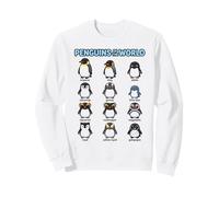 Pingüinos del Mundo Lindo Animal Kawaii Sudadera