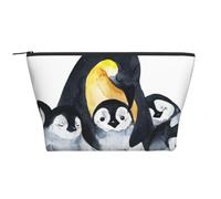 Pingüinos Emperador con niños en la Nieve, Bolsa de artículos de tocador Bolsa de Maquillaje Bolsa de cosméticos Bolsa de artículos de tocador de Viaje portátil