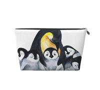 Pingüinos Emperador con niños en la Nieve, Bolsa de artículos de tocador Bolsa de Maquillaje Bolsa de cosméticos Bolsa de artículos de tocador de Viaje portátil