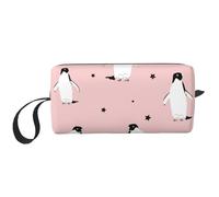 Pingüinos Estrellas Ave Marina, Bolsa de Maquillaje Bolsa de cosméticos Bolsa de artículos de tocador de Viaje portátil Bolsa de Maquillaje