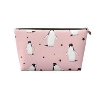 Pingüinos Estrellas Ave Marina, Bolsa de Maquillaje Bolsa de cosméticos Bolsa de artículos de tocador de Viaje portátil Bolsa de artículos de tocador