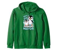 Pingüinos Hermanos - Camiseta Voy a Ser Hermano Mayor Sudadera con Capucha
