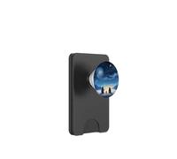 Pingüinos Noche En La Playa Bajo Cielo Estrellado PopSockets PopWallet para MagSafe