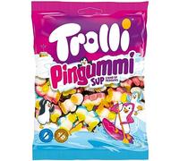 Pingüinos Trolli Pingummi 150g hechos de malvavisco y goma de frutas