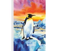 Pinguin Notizbuch: A5 liniertes Heft (6x9) - 100 Seiten - Geschenk für Pinguin Fans - Tier Notizbuch