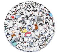 Pinguino acuarela Pegatinas 100 Piezas Pegatinas Estéticas para Botellas de Agua Portátil Álbumes de Recortes Guitarras Equipaje Bicicleta Teléfono Patinetas|Adolescentes Niña Niños Pegatina