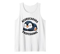 Pinguino Bebe Dormilon Kawaii ACURUCADORA Profesional Camiseta sin Mangas