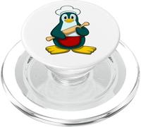 Pinguino Panadera Rodillo PopSockets PopGrip para MagSafe