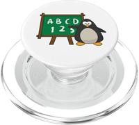 Pinguino Profesor Pizarra Escuela PopSockets PopGrip para MagSafe