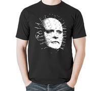 Pinhead Hellraiser Horror Movie Zombie Monster 80's Devil Retro T-Shirt Gift New T-Shirt Black 3XL