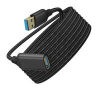 PINHEN Cable de extensión USB 3.0 de 9.8 pies/3 m, USB 3.0 A macho a A hembra, cable extensor USB de 5 Gbps, transferencia de datos de alta velocidad, compatible con impresora, escáner, teclado,