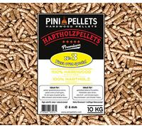 PINI Pellets de Madera Dura Pellets №3 Horno de Pizza Especial 10 Kg para hornos de Pizza con pellets